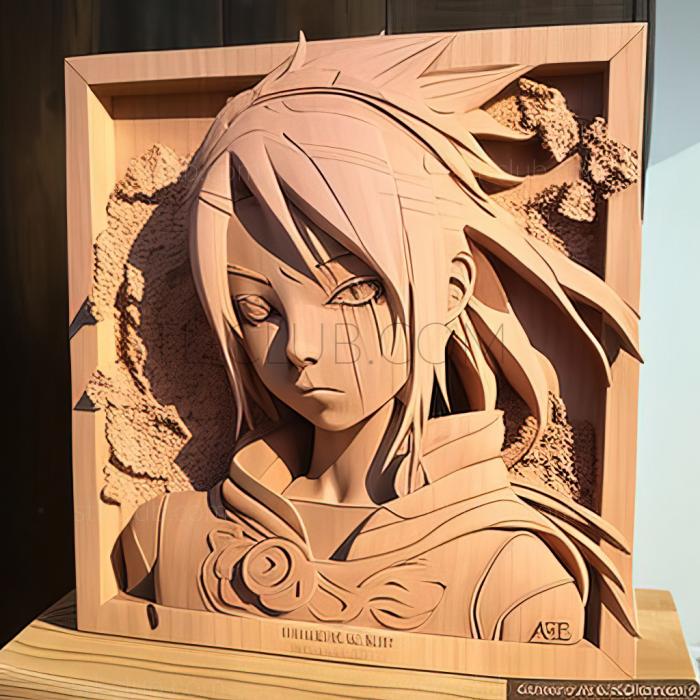 3D model Sakura Haruno Naruto and anime FROM ANIME (STL)